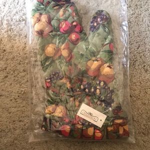 🌼 Longaberger Pot Mitt FRUIT Print